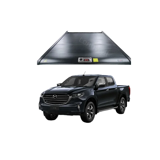 

Aluminum Roll N Lock Retractable Tonneau Cover for Mazda BT-50 Manual Electric Roller Shutter