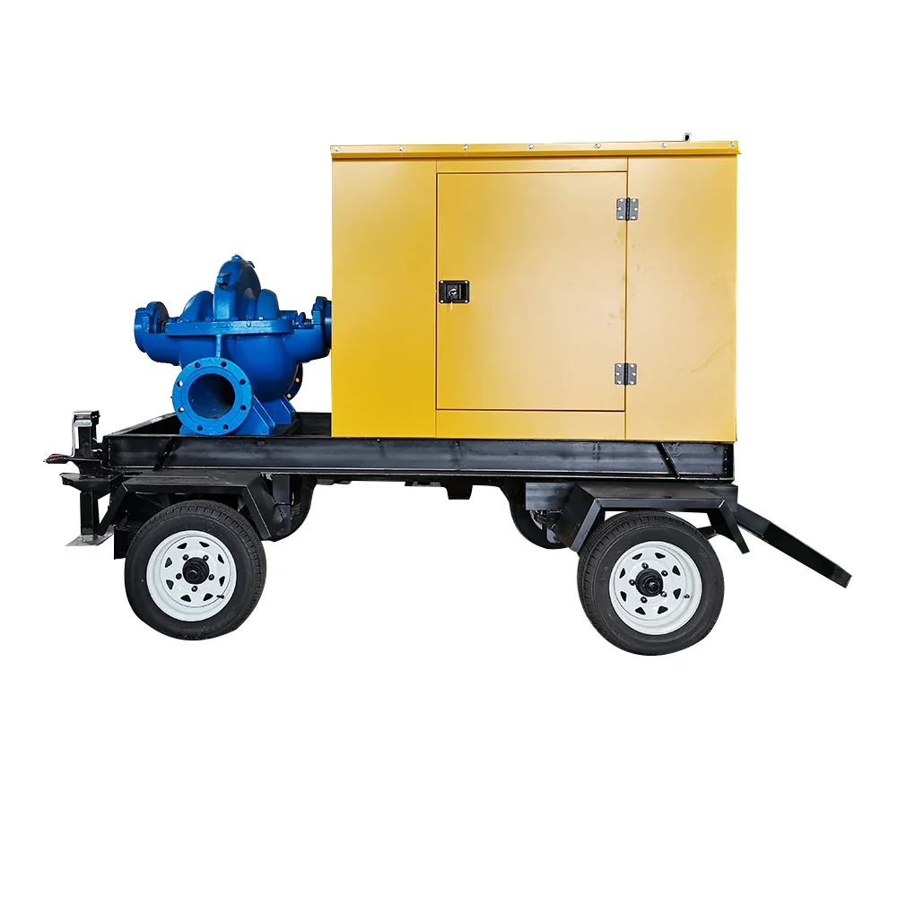 Mobile Portable Water Pump Generator Set Is Used for Fire Extinguishing System 70m³/h