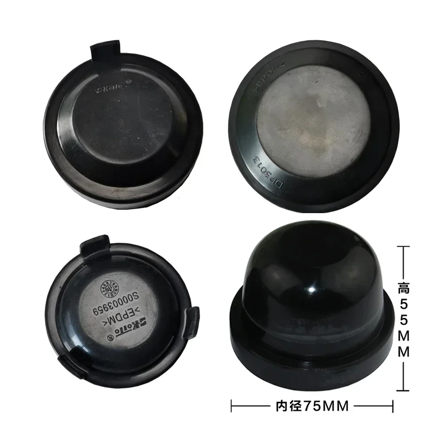 For Roewe I6 RX5 RX3 350 Low High Beam Rubber Headlight Rear Cover Dust-proof Waterproof Cap Refitting Parts 1PCS 16-20 10-15