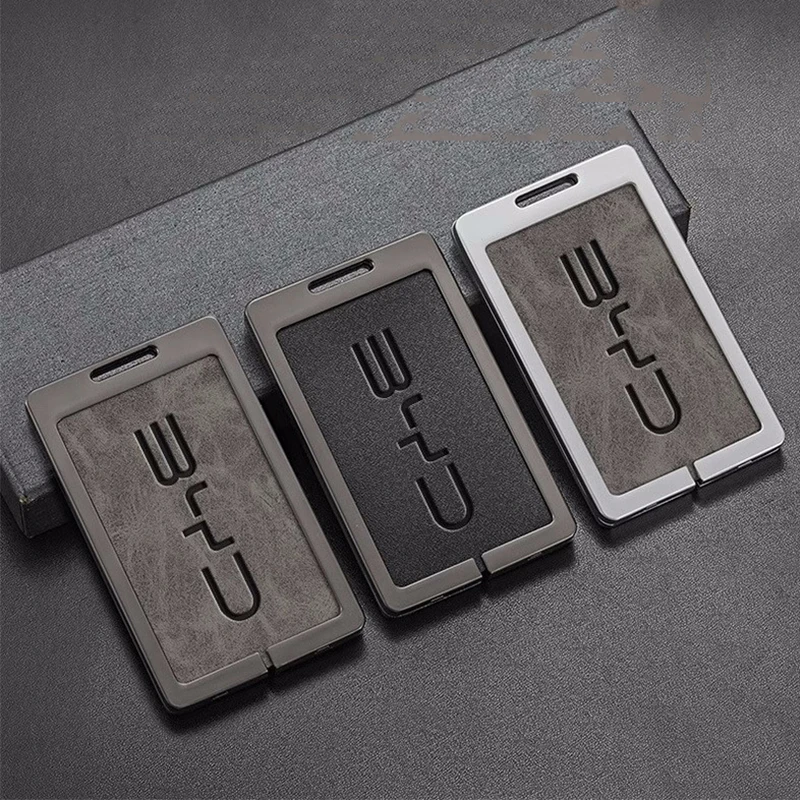 Car NFC Card Samrt Key Case Fob Cover Holder For BYD Atto3 Yuan Tang EV Han Qin Song Plus DMi Dolphin S7 S6 L3 M6 F3 F0 Keychain