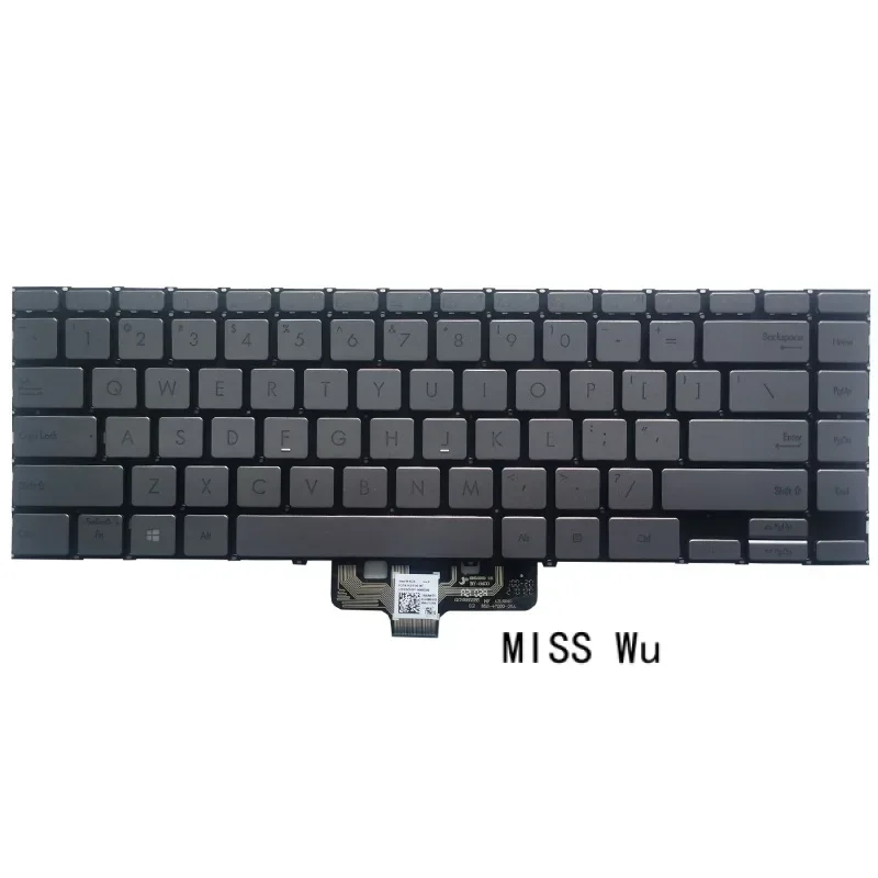 New Laptop English/US Keyboard For ASUS Zenbook Q408 Q408U Q408UG With Backlight