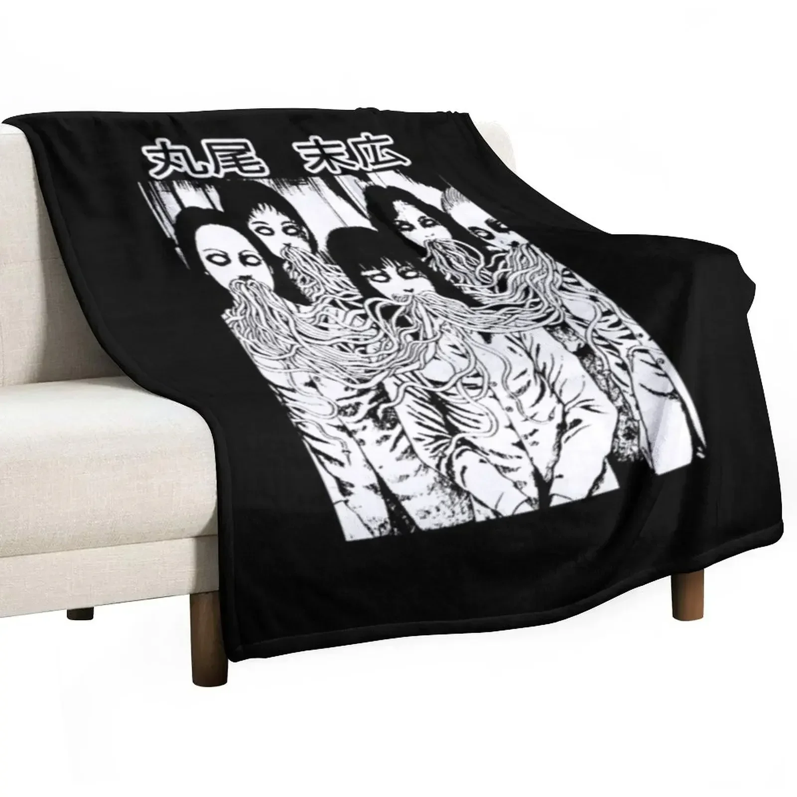 

Tomie Juni Ito Japanese Streetwear Anime Manga Throw Blanket Kid'S Flannel Fabric Hairy Blankets