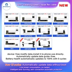 I2c Pre-Programmed No Soldering Battery Repair Flex Cable Tag-on Flex FPC for IPhone 11 12 13 14 15 Solve Error Message Pop Up