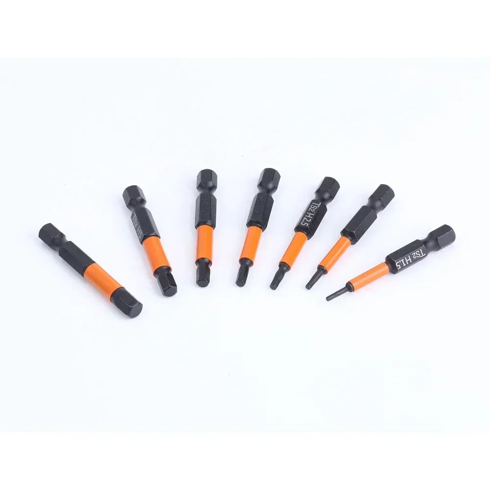 1PC Magnetic Hexagon Screwdriver Bit H1.5-H6 Quick Change Impact Driver Power Drill Bits Set 1/4 Inch Hex Shank 50mm Length