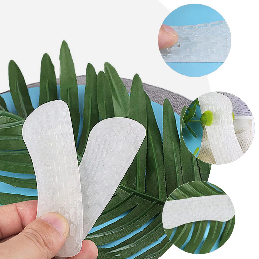 

8pcs Pads Self-Adhesive Anti-Slip Breathable Heel Sticker For Women Wear-Resistant Heel Insert Fit All Shoes Foot Care Tool