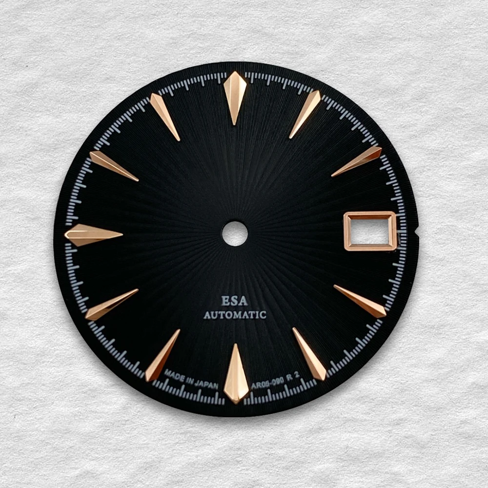 28.5mm S Logo Cocktail Dial Suitable for Nh35 Automatic Movement Gradient Dial Watch Modification Accessories