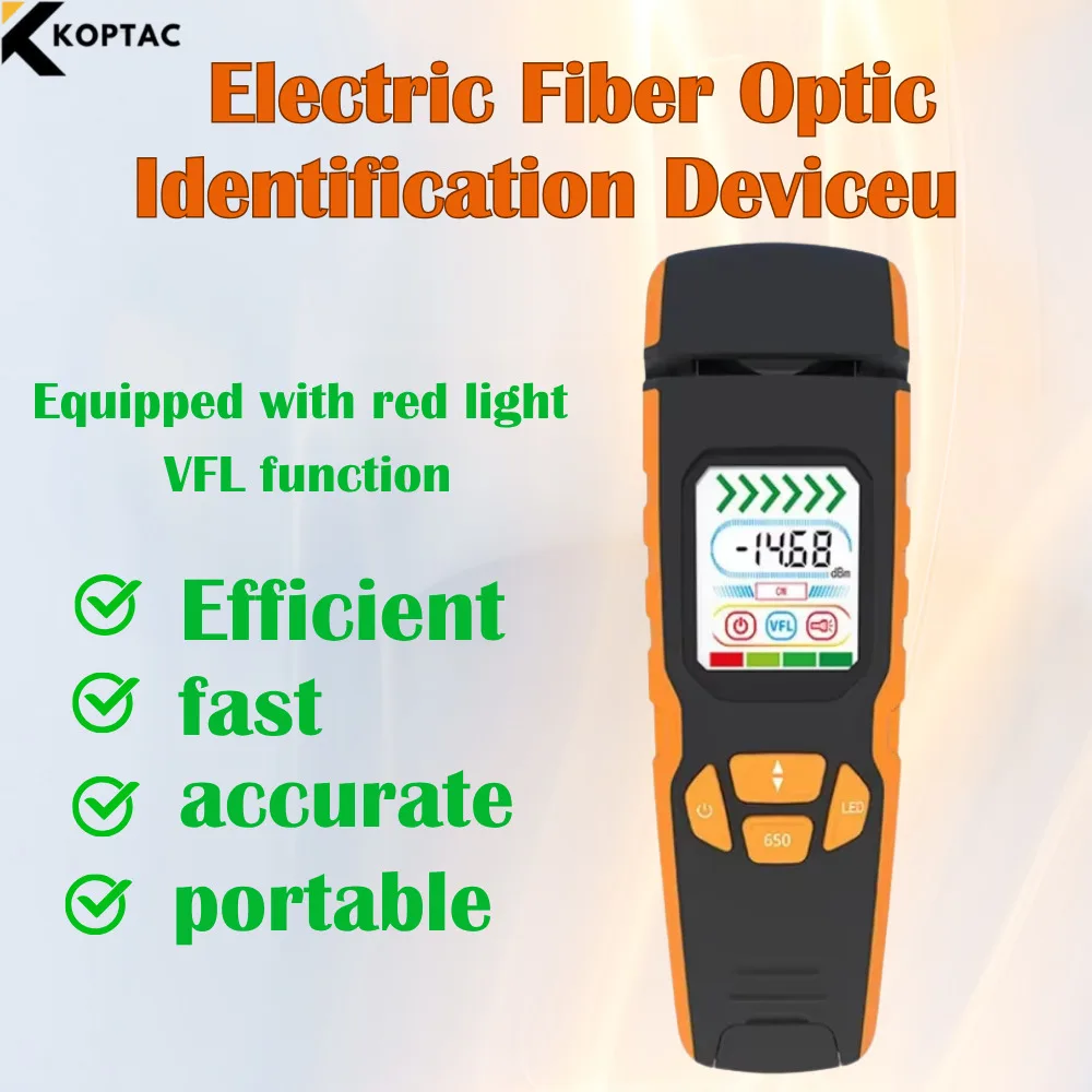 New Fiber Optical Identifier GUANGYAN S2 One Step Electric Optic Live With Built In VFL 850-1700Nm SM MM FTTH