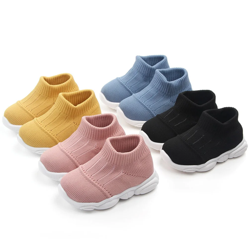1Pair Baby Prewalkers Breathable Anti-Slip Infant Shoes Unique Design Soft Sole Casual Baby Shoes Infant Prewalker