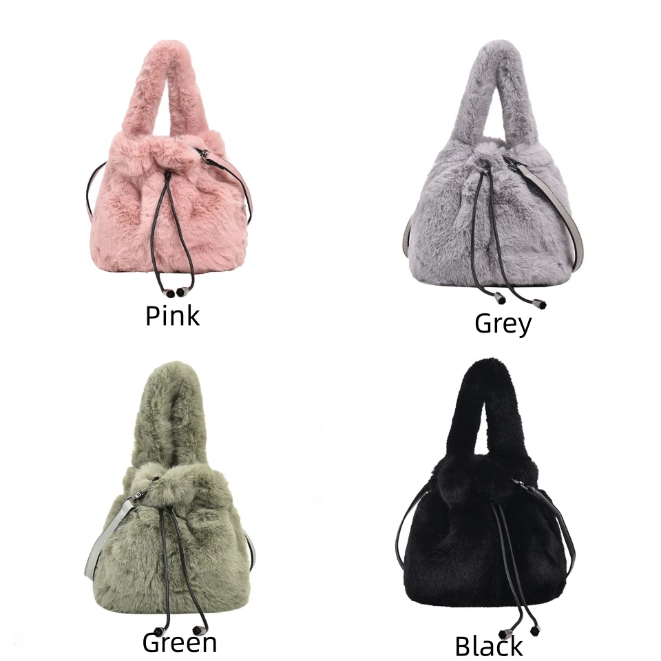 Casual Crossbody Bags High Quality Brand Female Messenger bag Plush Fashion Tote Handbag Shoulder bag for Women
