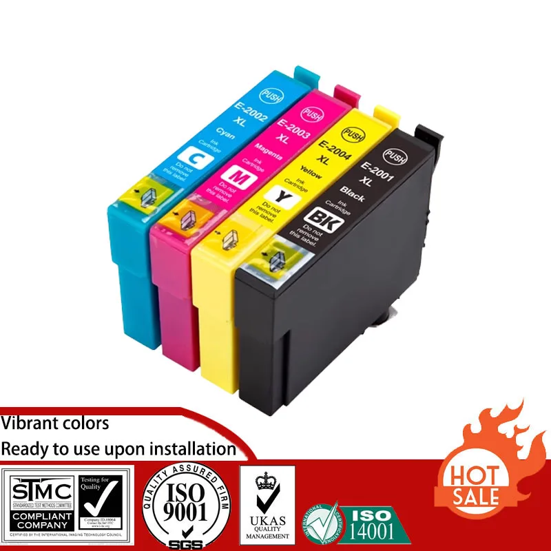 Compatible Ink Cartridge for Epson T2001 - T2004 suit For Epson Expression Home  XP-100/200/300/310/314/400/410 WorkForce WF-251