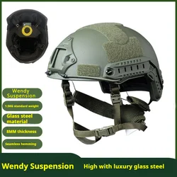 Fast MH Tactical Helmet 1.5kg Fiberglass Wendy's Suspension Pad Helmet Outdoor Activity Protection Training Safety Riot Helmet