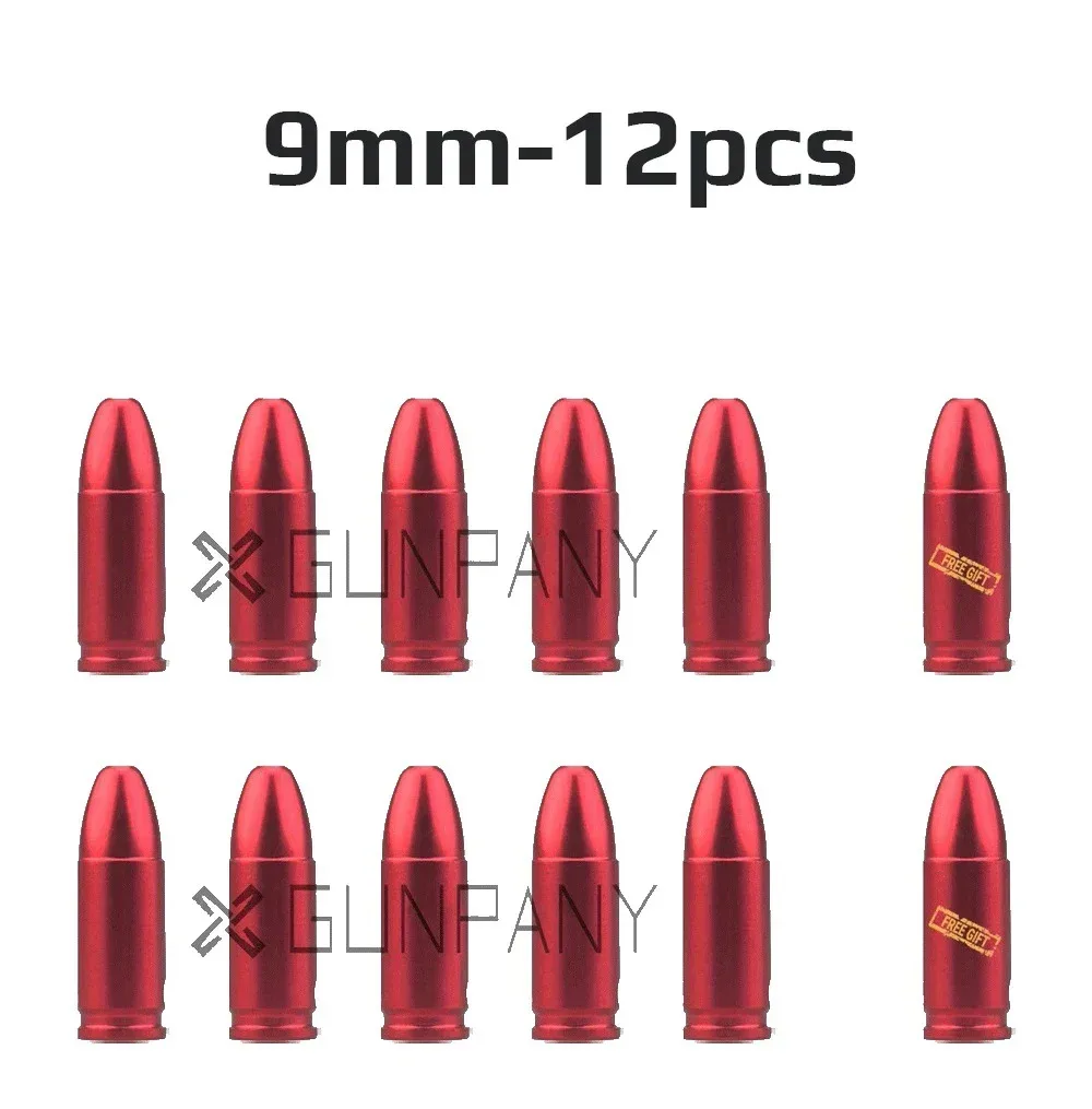 Vector Optics Trockenfeuer-Übungs-Snap-Caps für Ausfall-Training, Dummy-Runden 9mm, .45 ACP, .223 Rem, 12 Ga