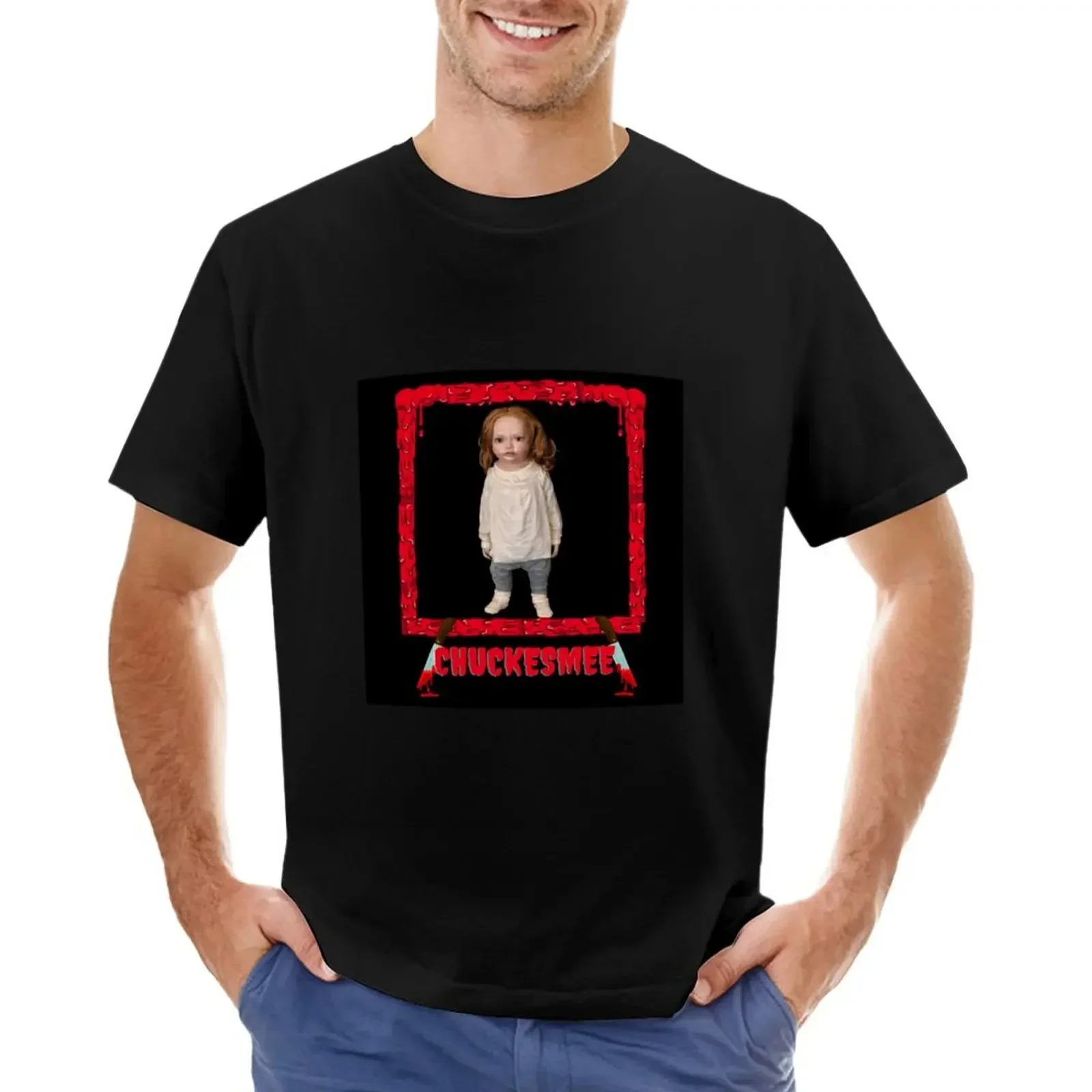 

Twilight Chuckesmee Horror Movie Renesmee Design T-Shirt shirts graphic tee cute clothes mens graphic t-shirts pack