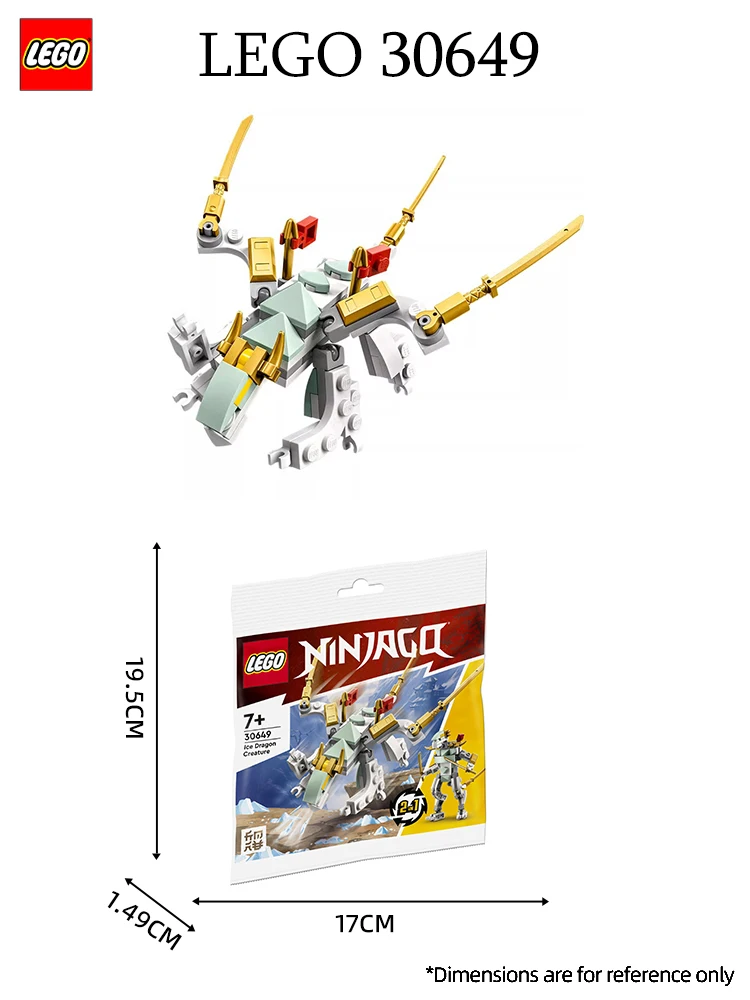 Lego 30649 Hanbing Dragon Building Pack Puzzle Boys and Girls Building Block Toys Valentine's Day Gift