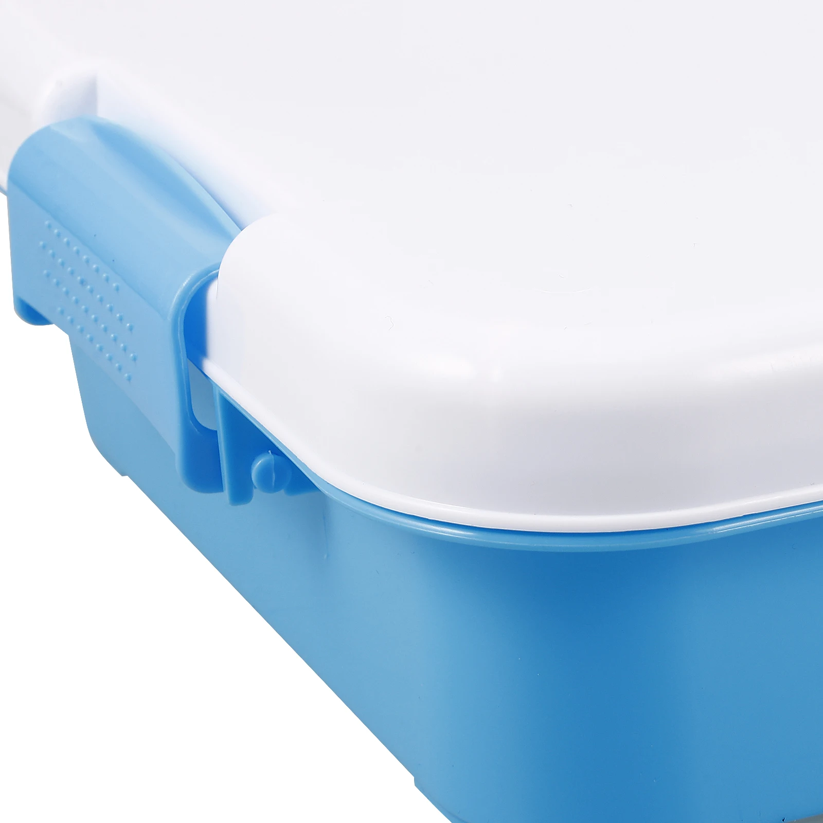 صينية رمل محمولة مع غطاء صندوق رمل بلاستيكي صغير للأطفال في الفناء الخلفي على الشاطئ، حل تخزين عالي التحمل للاستخدام الداخلي في الهواء الطلق #3