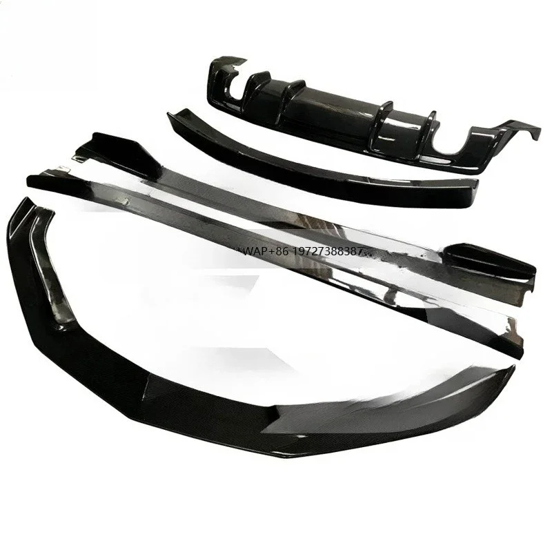 New Arrived Carnbon Fiber Front Lip Side Skirts Spoiler Body Kit Suitable for CAMARO Gen 6