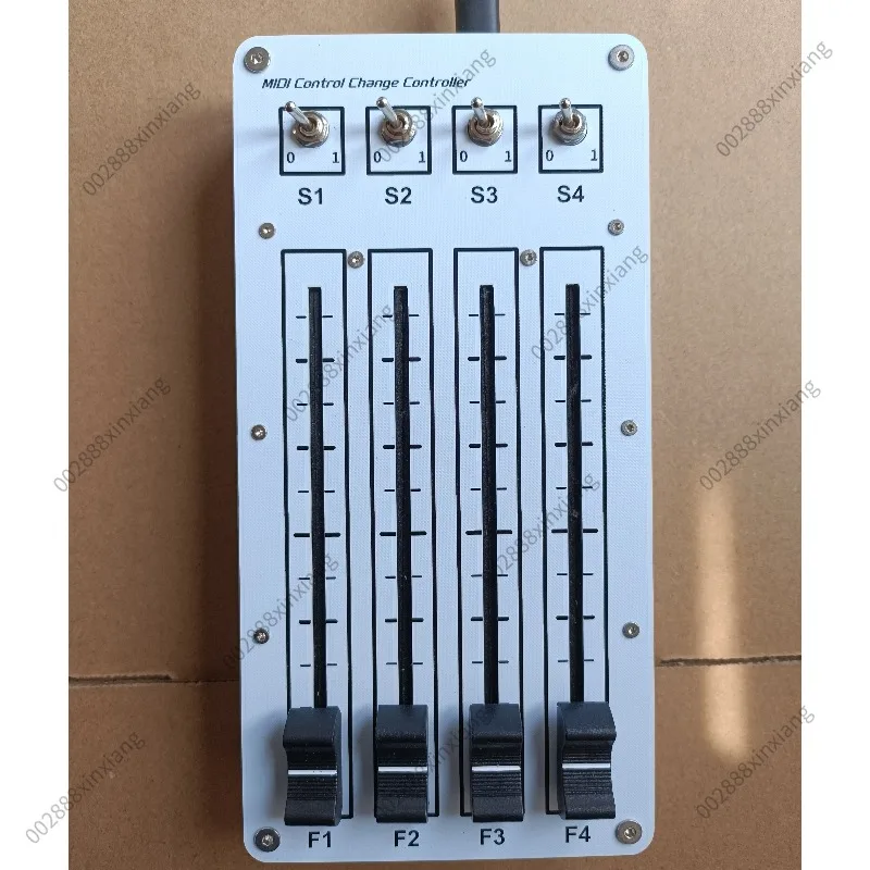4 Slider 4 Switch MIDI Controller 100mm Fader USB MIDI CC Control for DAW Music Production
