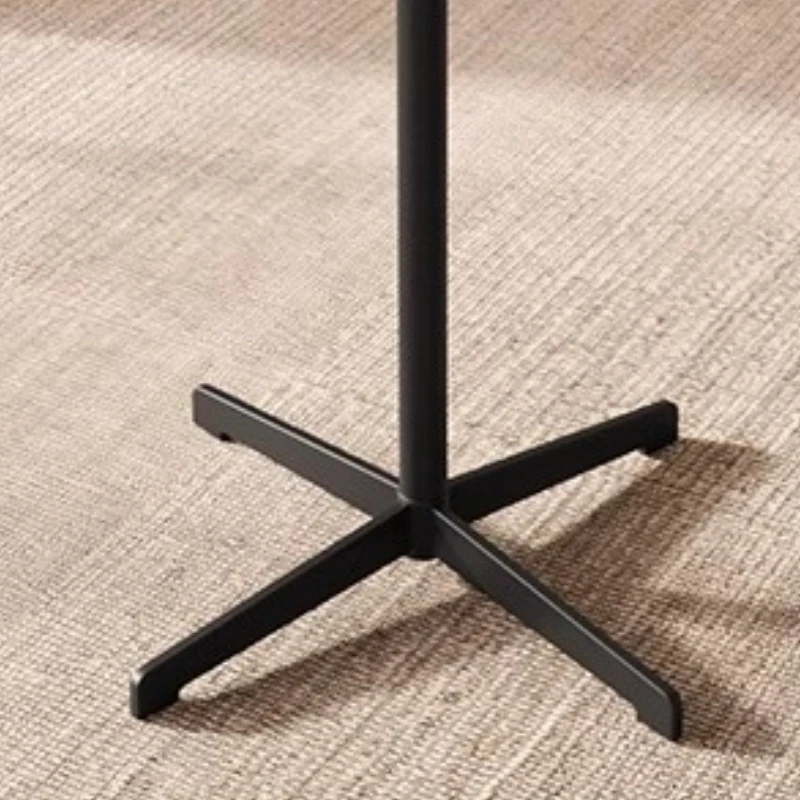 Meja Kafe Konter Bar Tinggi Meja Bundar Sudut Pusat Santai Meja Kafe Kesederhanaan Furnitur Kafe Besi Meja La Basse MHKFZ