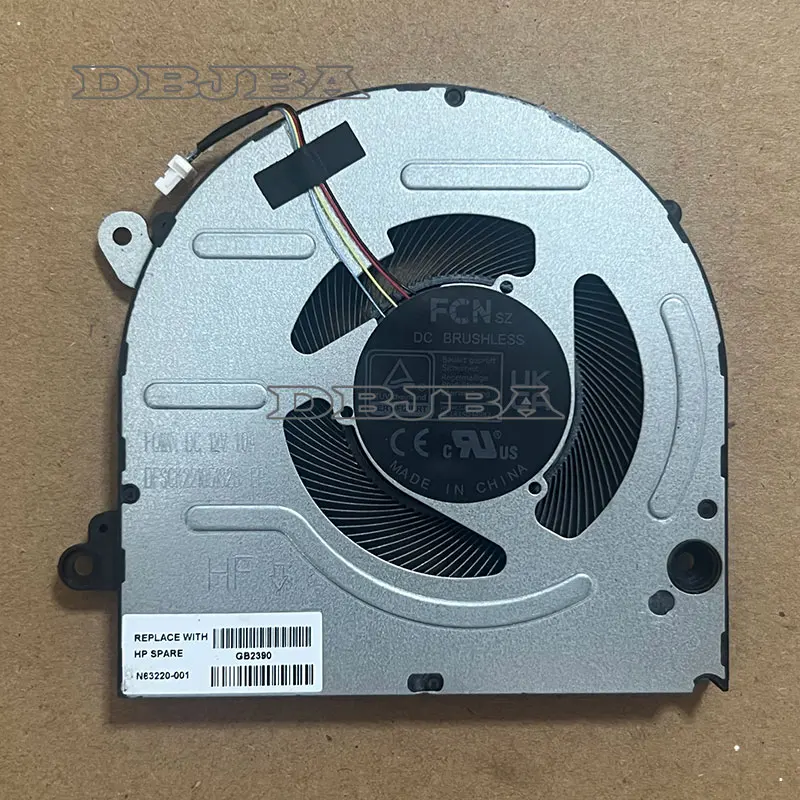 

Laptop GPU Cooling Fan For HP Pavilion Plus 16-ab 16-ab0000TX 16-ab0556TX N63220-001 12V 1A