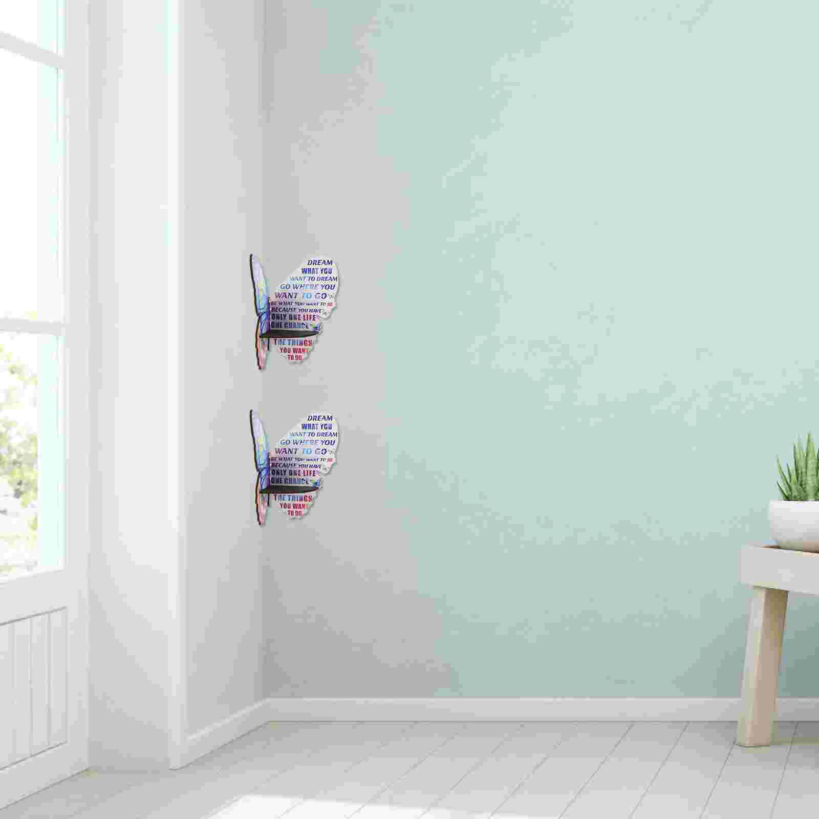 

Wall Decoration Display Shelf Storage Shelves Corner Mount Floating For Holder Wooden Hanging Living Room -mounted