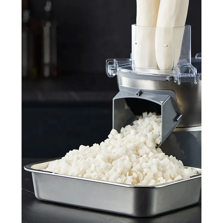 110 V 60 HZ/220 V 50 HZ 300 KG/H 3-in-1 fruit slicer/vegetable slicer for tofu/cucumber/potato/radish