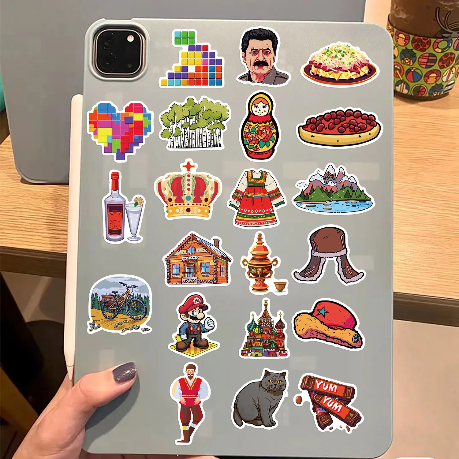 10/50PCS Russian Style Stickers Creative Decoration Laptops Stationery Skateboards Phones Refrigerators Rraffiti Stickers