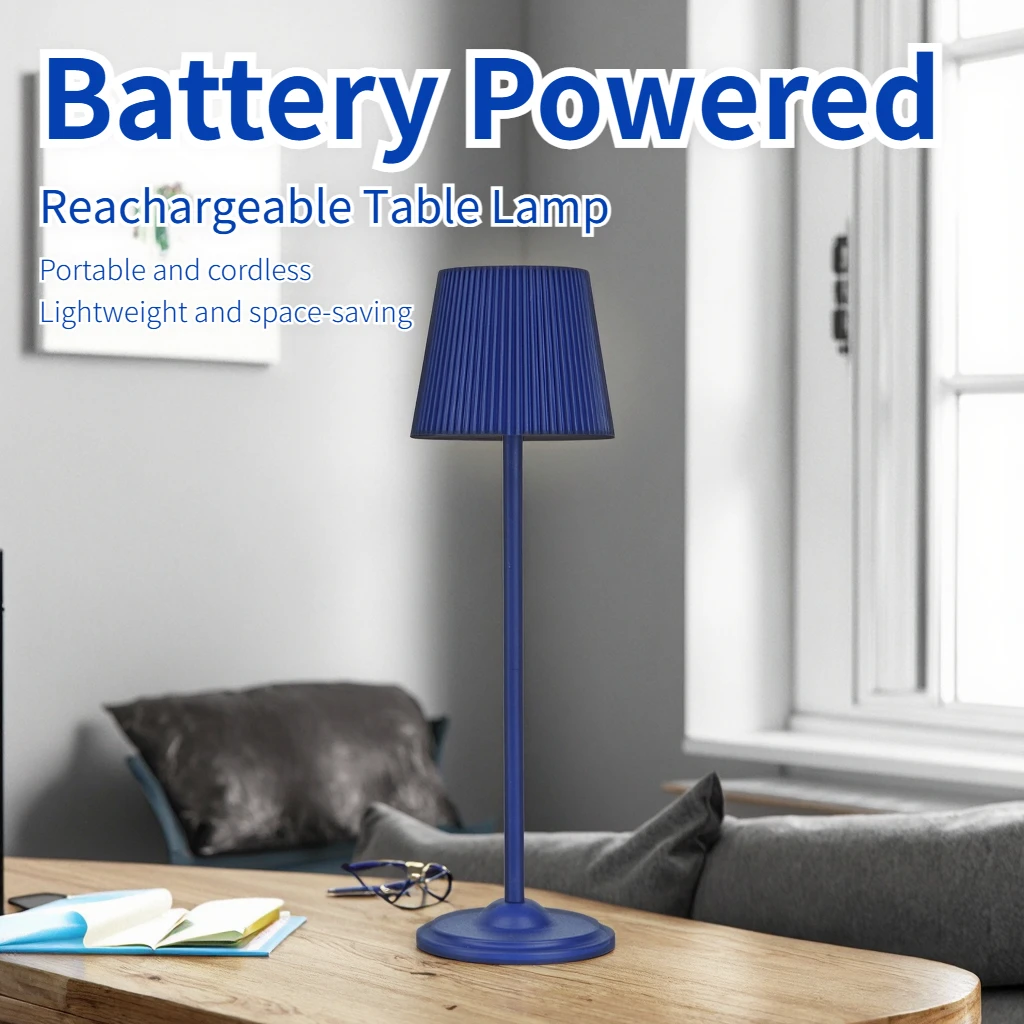 Creative Office Restaurant Bar Table Rechargeable Study Reading Touch Led Desk Light Lamp Usb Charging Port Cordless