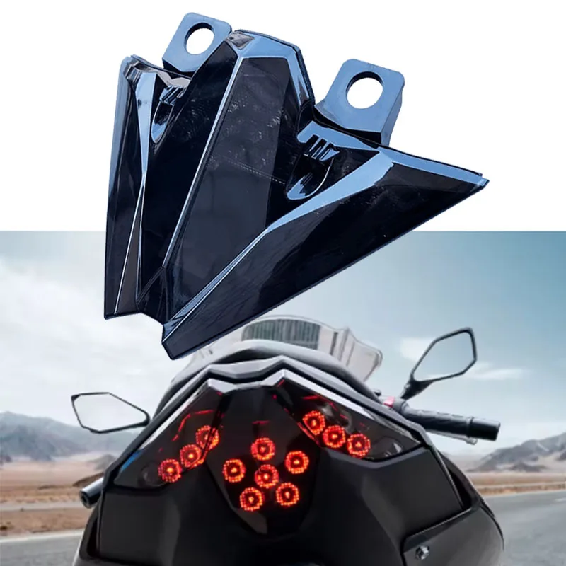 

Светодиодные задние фонари, указатели поворота для Kawasaki Ninja 500 Z500 2024-2025, аксессуары для тормозных задних фонарей