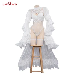 UWOWO-Costume Cosplay blanc pour femme, robe de mariée, mariée, Halloween, extérieur, marque Automataa SARL haa 2B, en stock