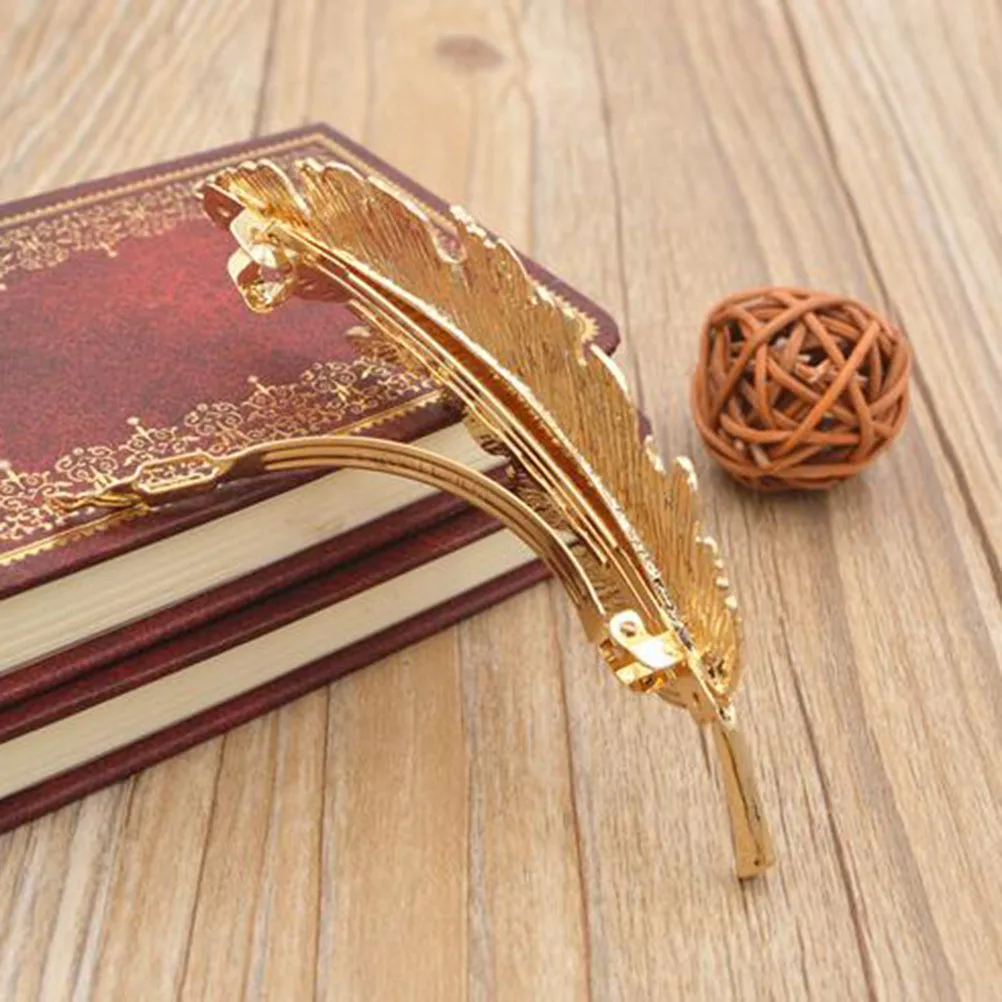 

6pcs Vintage Hairpin Barrettes Clips Accessories Women Korean Version Alloy 95x2cm Elegant Leaf Design Gift