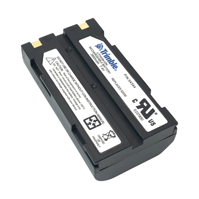 Batterie pour GPS Trimble, 2600mAh, 7.4V, 54344, 5700, 5800, MT1000, R6, R7, R8, Dini03, 6 pièces, 4 pièces