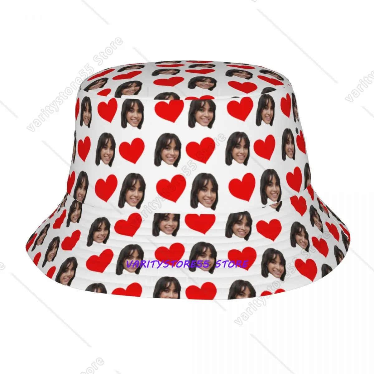 Personalized Bucket Hats DIY Your Picture Vocation Getaway Headwear Camping Fishing Hat Heart Bob Hat Birthday Gift Idea