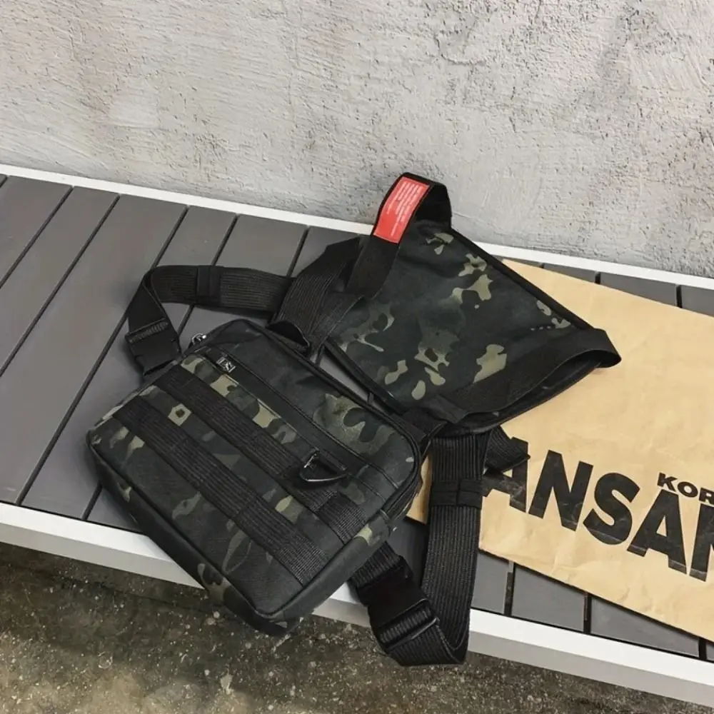 

Chest Pocket Chest Front Pack Streetwear Water Resistant Sports Vest Bag Reflective Multi-functional Running Vest Bag Outdoor