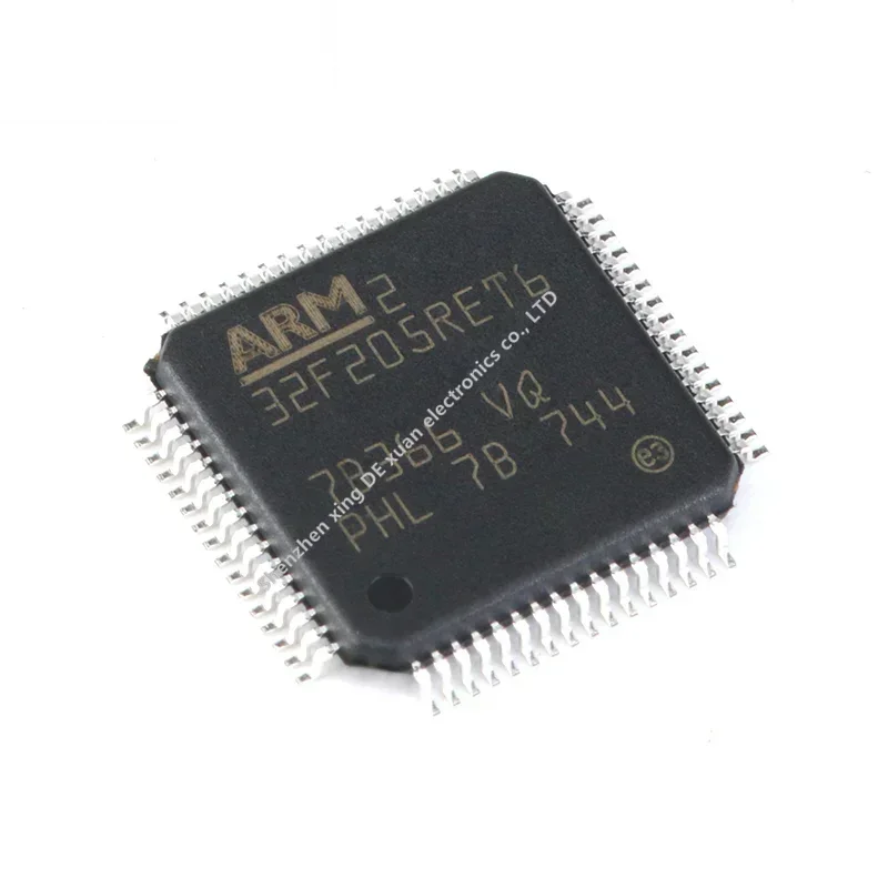 Original genuine STM32F205RET6 LQFP-64 ARM Cortex-M3 32-bit microcontroller MCU Integrated circuit IC