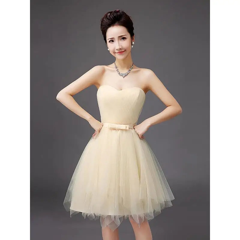 

2024 New Maids of ort Dr Multi-Color Available Sister's Dr Slim Fit Wedding Evening Gown KTV Parwear