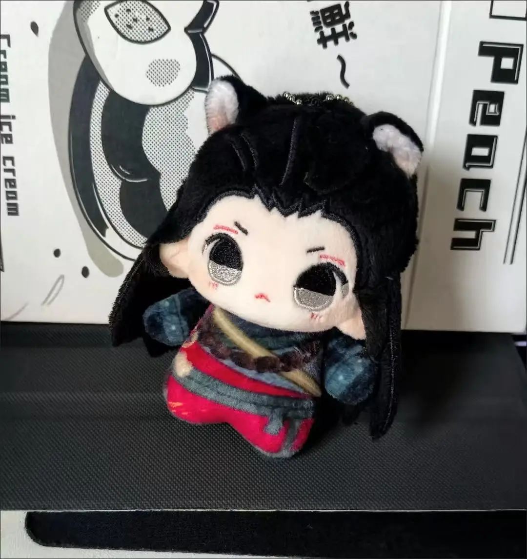 

Stuffed 10cm Anime Yan Yun Sixteen Sounds Third Watch Elder of Nine Sects Rat Body Plush Doll Toy Soft Dress Up Cotton Kid Gift