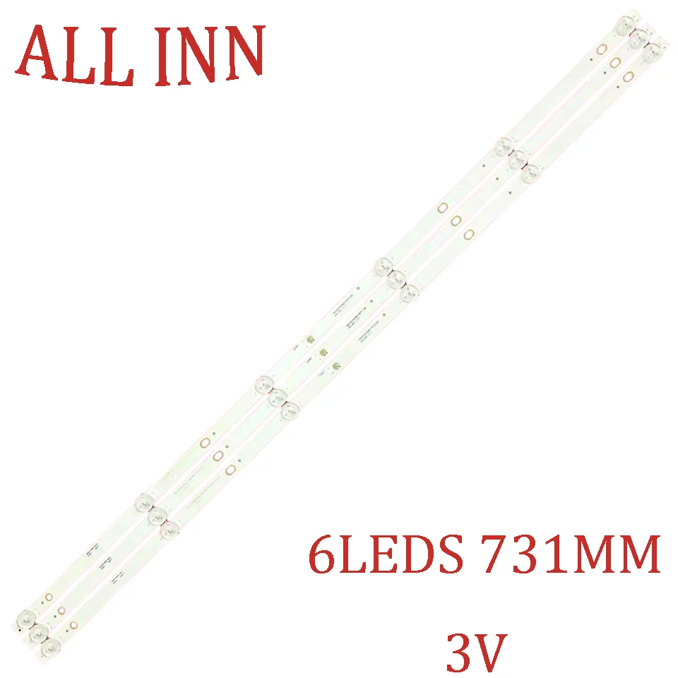 

LED Backlight Strip For HRS_SQY39GA064_3X6_2W_MCPCB 39D3503V2W6C1B73112M NVR-8060-39RD2S-SMA-N NVR-7707-39RDS2