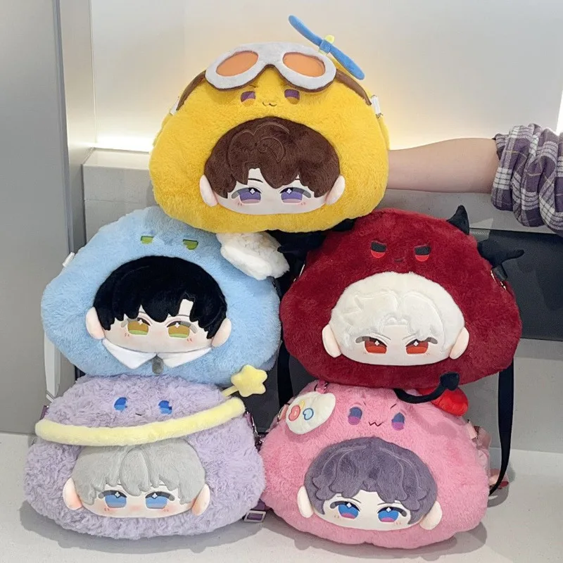 Pluszowa lalka anime Love And Deepspace, bawełniana mini zawieszka Y2K, zabawka z bawełny PP, uroczy breloczek z postacią, wypchana figurka, prezent dla otaku, nowość.