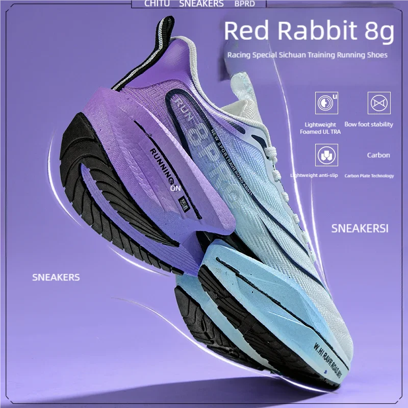 

NEW Sports Running Shoes Men Marathon Breathable Comfortable Women Athletic Training Outdoor Sneakers Air Cushion Carbon Plate