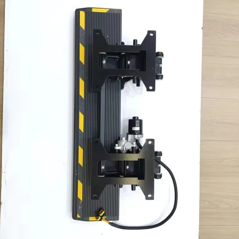 【Hot Selling】RV Folding Step Electric Single caravan Step High Quality Aluminum Alloy Black Motorhome B-type Car Step