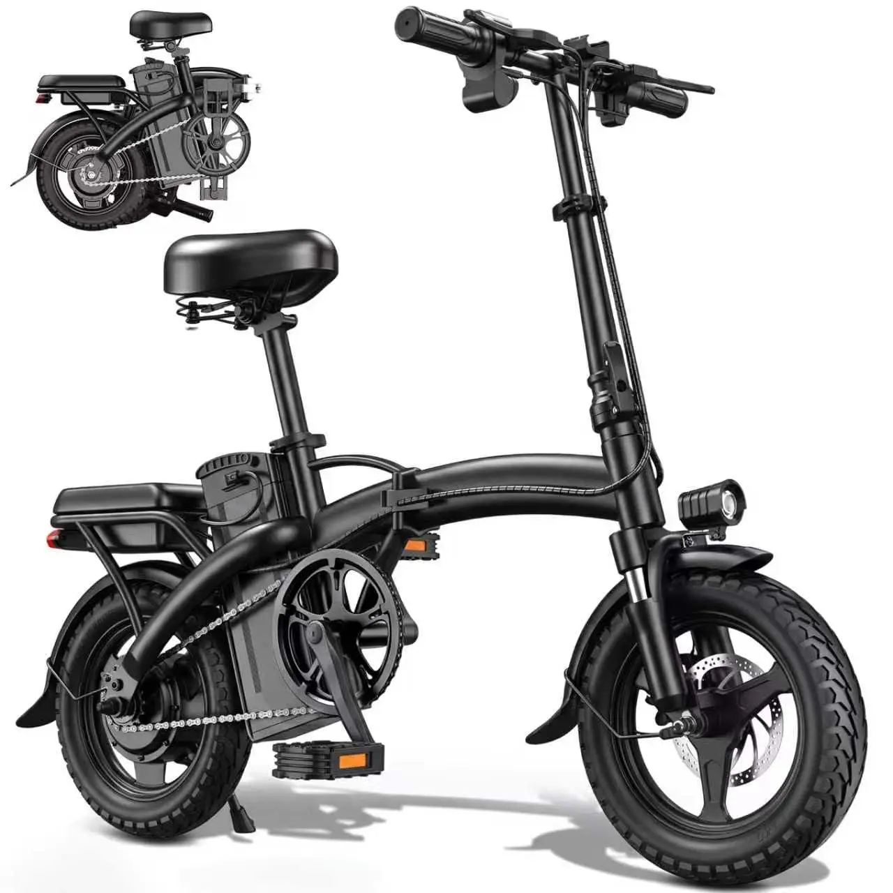 1500W Foldable Electric Bike 25 MPH High Speed Commuter E-Bike, Customized