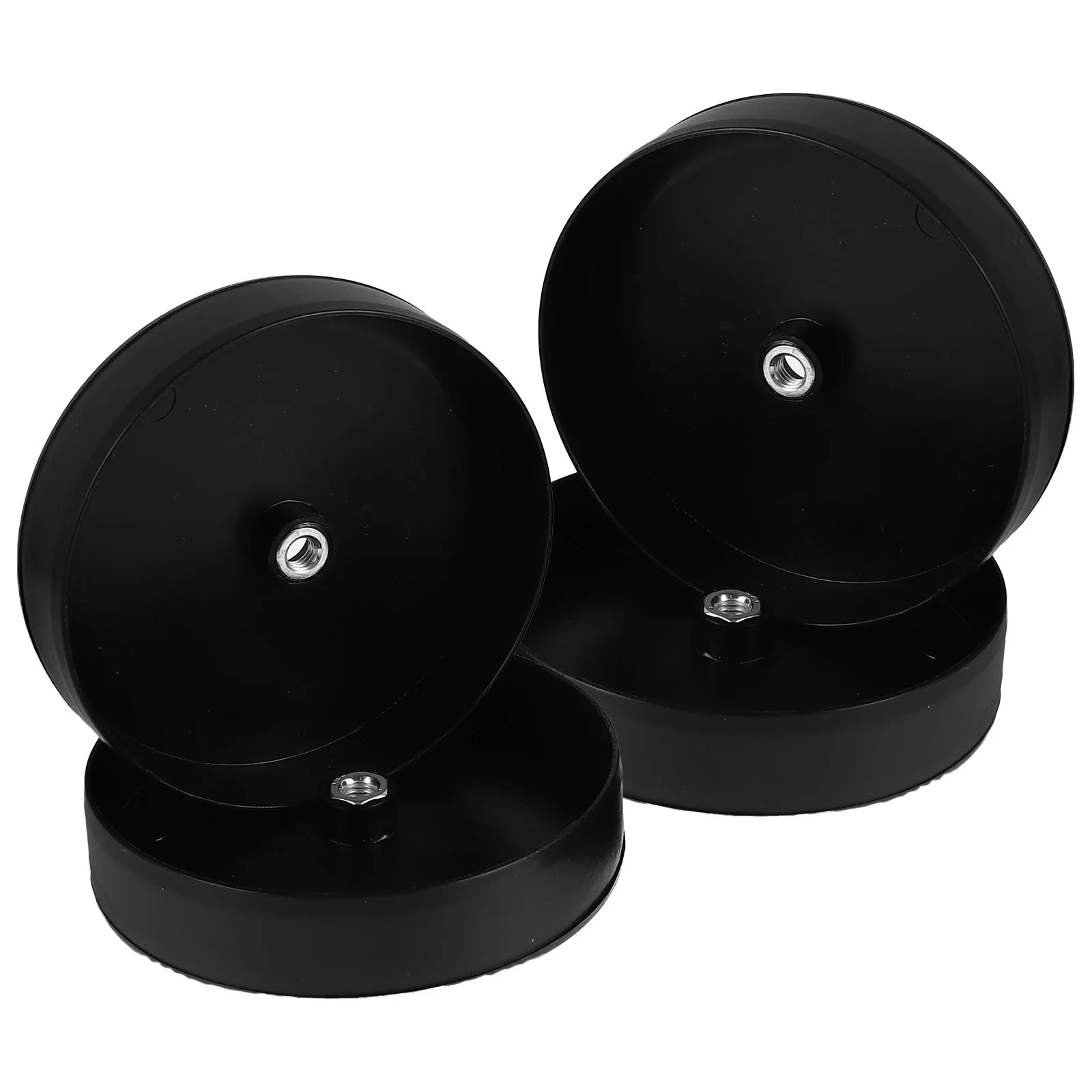 

4 Pcs Toilet Brush Base Bathroom Cleaning Supply Bowl Organizer Plastic Storage Rack