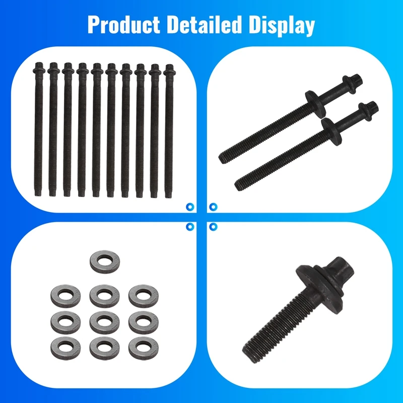 11127560274 Car Engine Cylinder Head Screws 0204C1 For MINI Cooper R55 R56 R57 R58 R59 R60 Peugeot 207 308 C3 C4