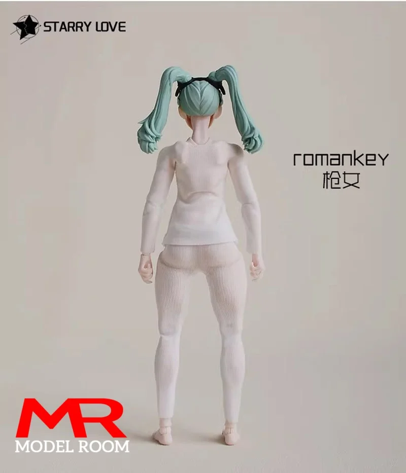 1/12 Schaal BJD Anti Kleuring Kleding Model Fit 1:12 Beiming Ashi 3.0 BJD Pop Romankey Vrouwelijke Soldaat Action Figure Body