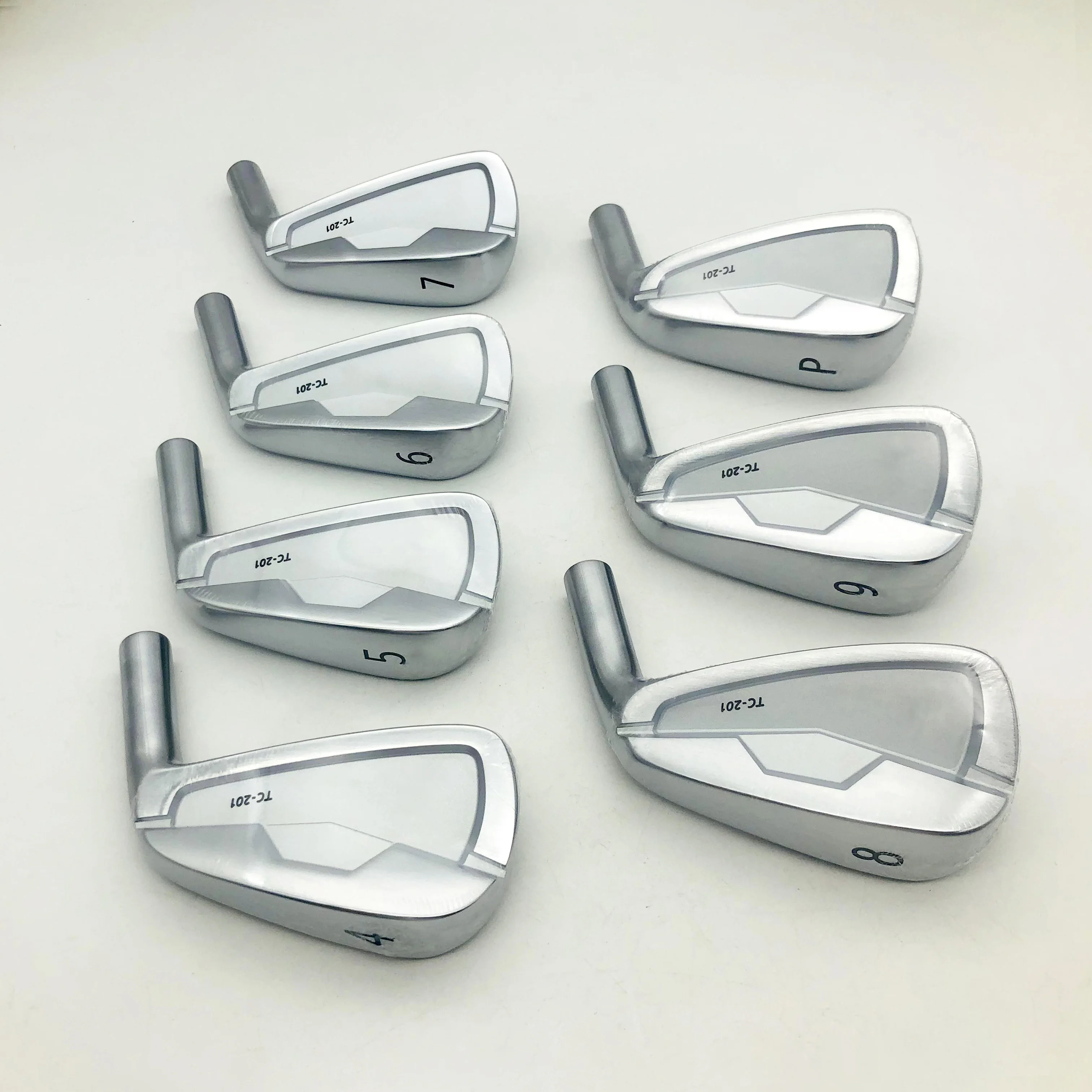 Brand New Golf classic  style Head Set of Iron Club, Unisex R, S Flex Graphite, Steel Shaft with Head Cover, Free Shipping, 7Pcs