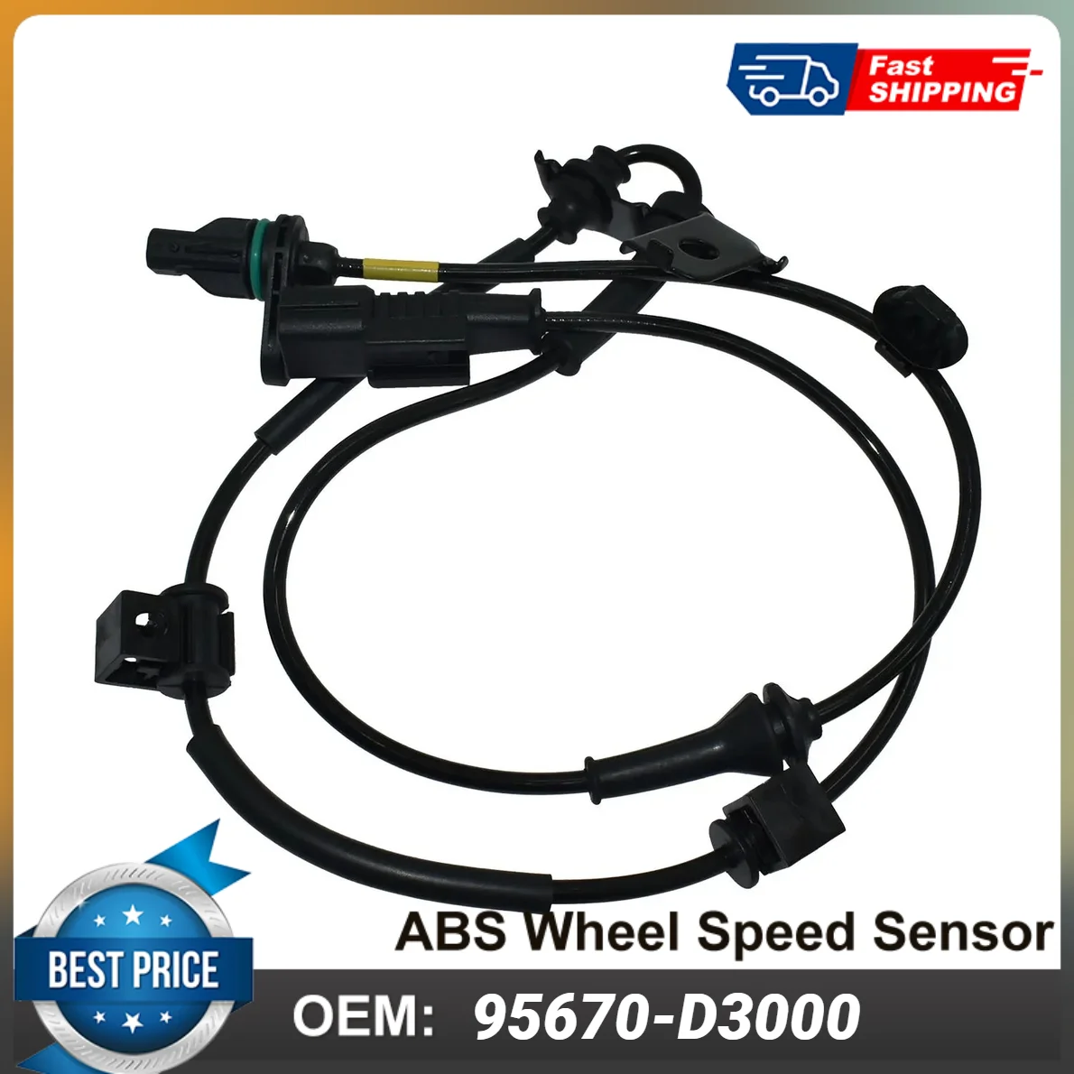 1PCS OEM 95670-D3000 Front Left ABS Wheel Speed Sensor For Kia Sportage 2017-2021 Hyundai Tucson 2016-2020 2.4L 2.0L