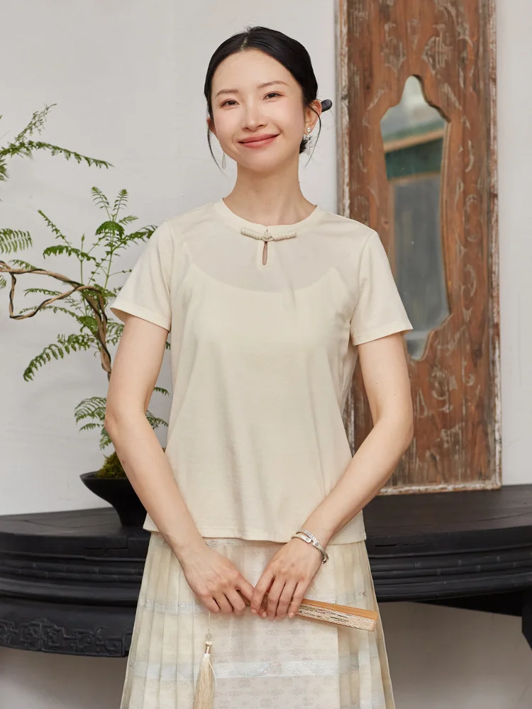 

Летний повседневный топ Ci Forgotten H804 из смесового льна, без пыли, с круглым вырезом, в китайском стиле, без рукавов