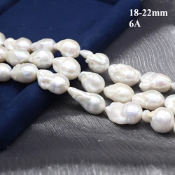 18-22mm 6A Natural Freshwater Pearl Baroque Large Fishtail Bead High Quality for Women Make DIY Necklace Bracelet Accessories