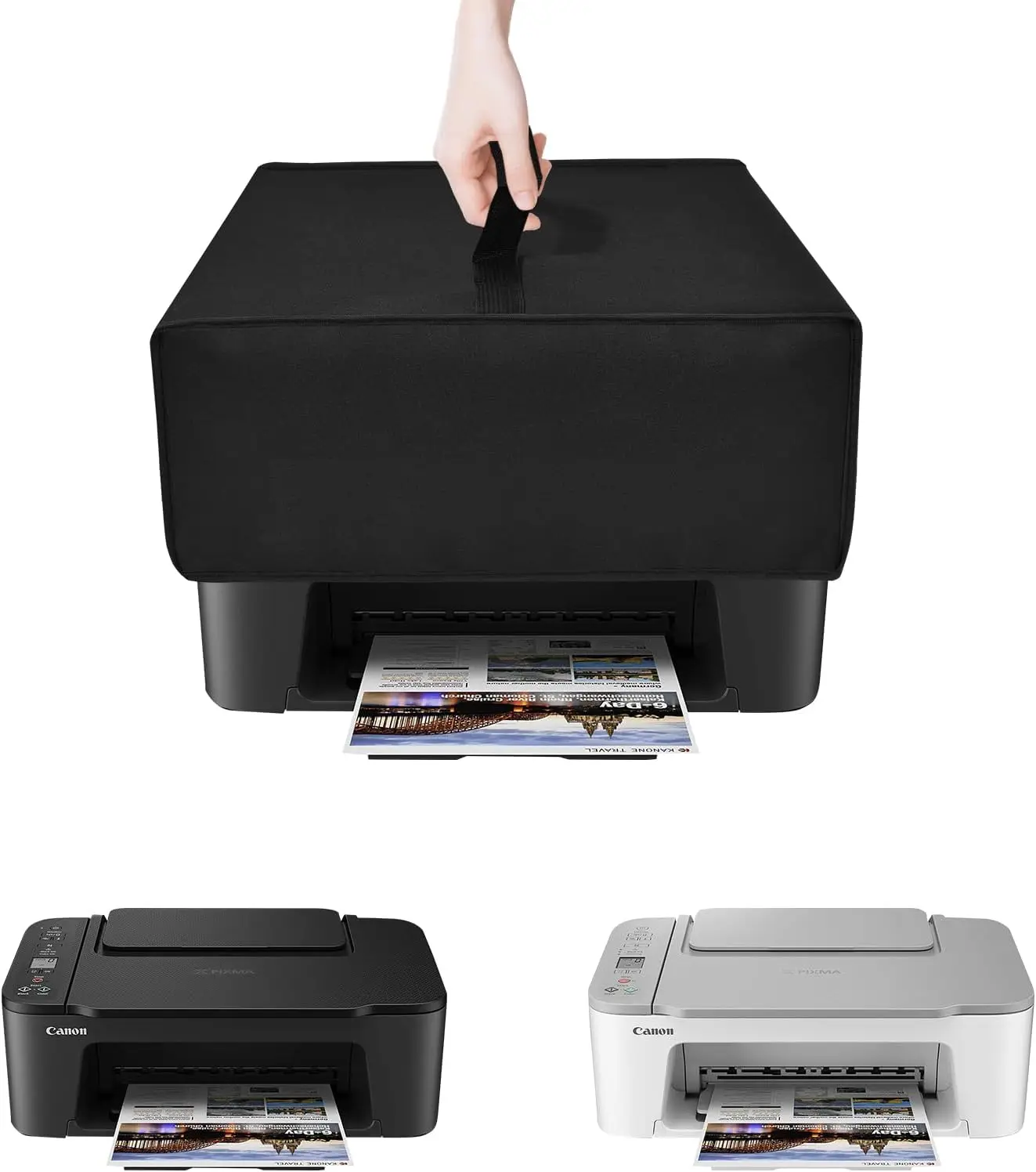 

Heavy Duty Printer Cover, Antistatic Dust-Proof Water-Resistant Protective Case for Compact Wireless All-in-One Printers