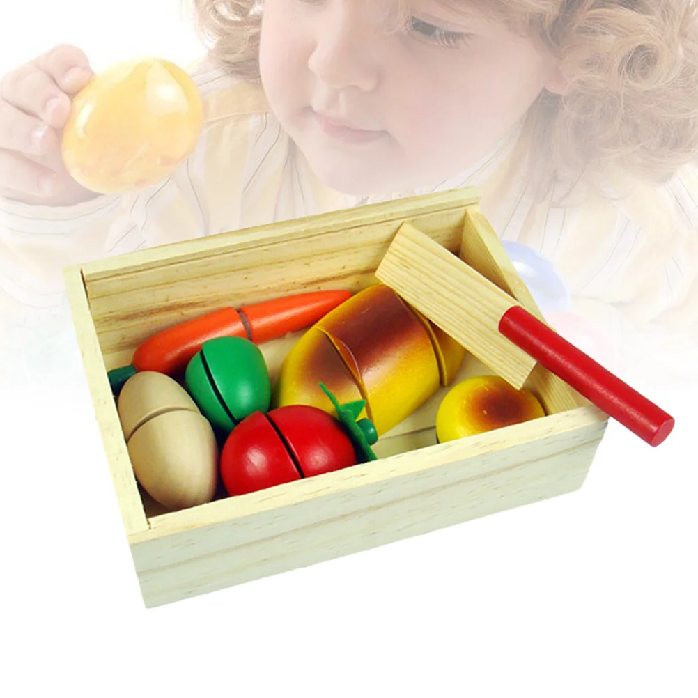 多色のカットフルーツ、野菜、パン、食品セット、子供向けごっこ遊びキッチンゲーム、教育的シミュレーション学習エンターテイメント